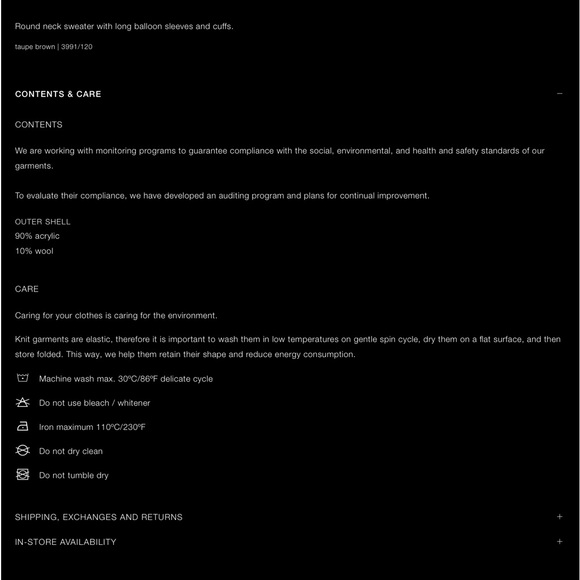 Zara open knit chunky textured knit sweater - Picture 12 of 13